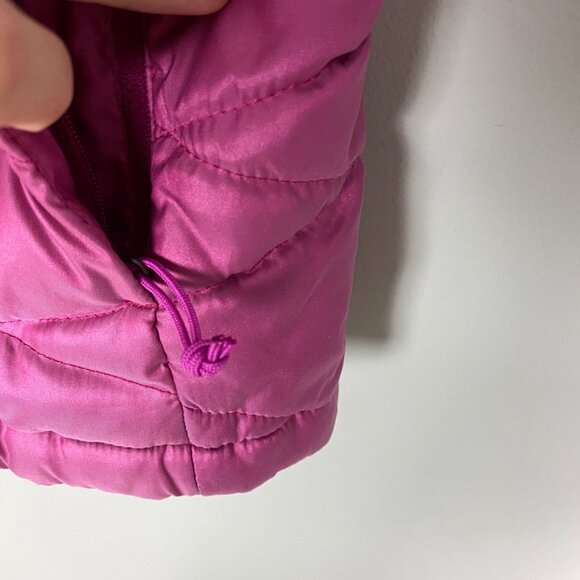 The North Face 550 Goose Down Puffer Vest Iridescent Pink Quilted Womens Small - Picture 5 of 9